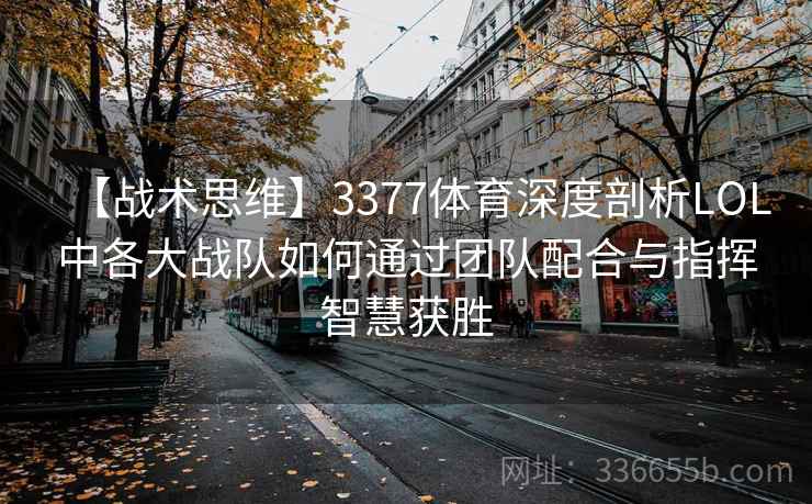 【战术思维】3377体育深度剖析LOL中各大战队如何通过团队配合与指挥智慧获胜