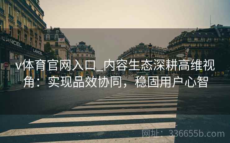 v体育官网入口_内容生态深耕高维视角：实现品效协同，稳固用户心智