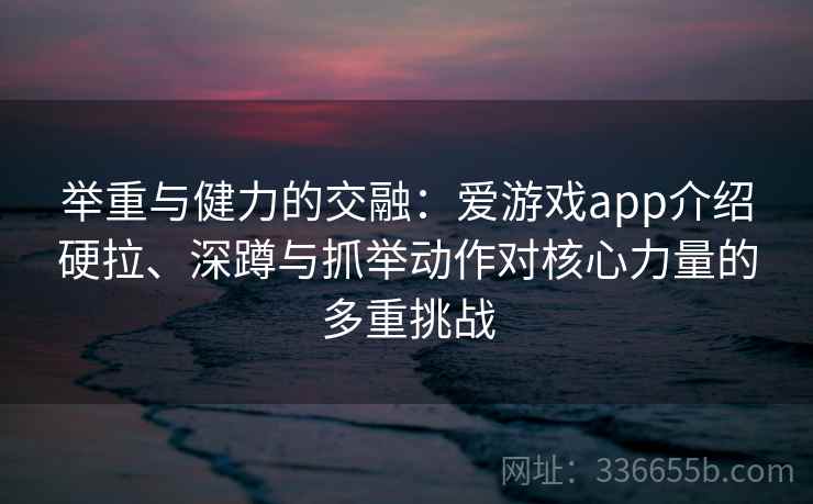 举重与健力的交融：爱游戏app介绍硬拉、深蹲与抓举动作对核心力量的多重挑战