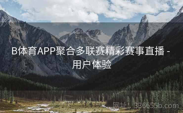 B体育APP聚合多联赛精彩赛事直播 - 用户体验